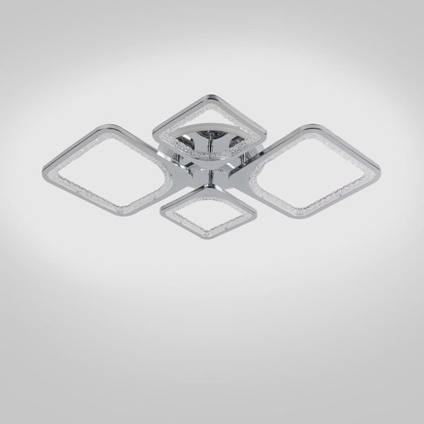 Потолочная LED люстра с подсветкой VALESO 142W с пультом д/у 3000-6000К хром IP20 V K39759-2+2+1 TL CR V K39759-2+2+1 TL CR фото