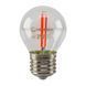 Филаментная LED лампа 2W VELMAX форма шарик G45 E27 200Lm красная V-Filament-G45 21-41-32 фото 3