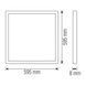 LED панель 60W Horoz Electric Galaksi-60 6400K 595x595мм квадратна IP20 056-002-0060-020 фото 3