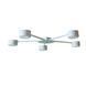 Люстра потолочная MSK Electric Copter на пять круглых плафона под лампы GX53 NL 8040-5 WH белый 618716 фото 2