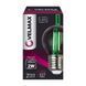 Філаментна LED лампа 2W VELMAX форма кулька G45 E27 200Lm зелена V-Filament-G45 21-41-33 фото 2