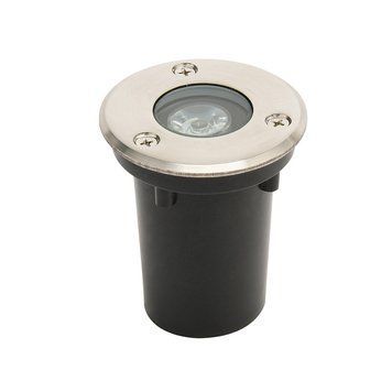 Светильник тротуарный 1W AZUR-1 Horoz Electric 4000K мат.хром. IP67 079-029-0001-010 фото