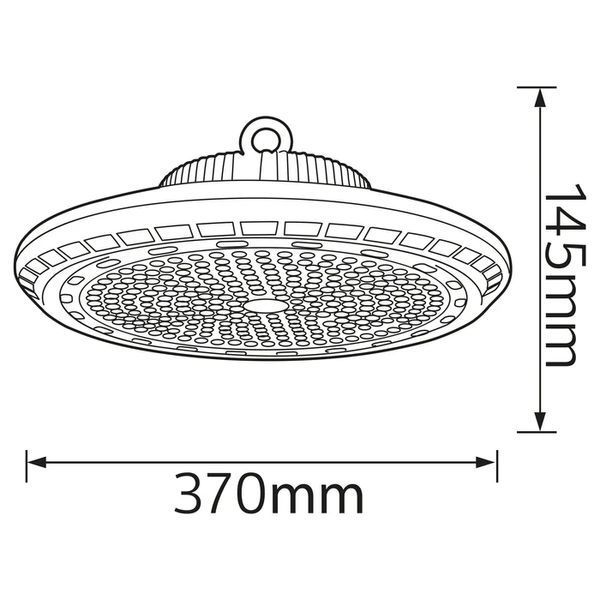 Светодиодный подвесной светильник 200W ARTEMIS-200 Horoz Electric 4200К промышленный 063-003-0200-010 фото