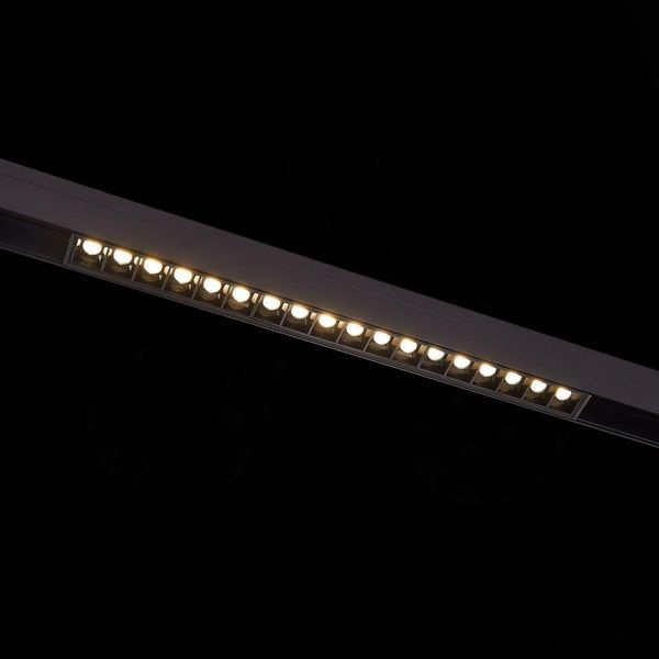 Трековий LED світильник 20W VELMAX лінійний 4100K чорний IP20 V-TRL-L 25-31-54 фото