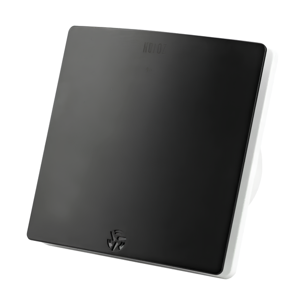 Вентилятор витяжний 12W Horoz Electric чорний 10см IP20 FELIX 500-160-100 фото