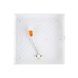Светильник накладной 16W LED Horoz Electric CARLA-16/SQ 4200K белый квадрат IP20 016-059-0016-030 фото 3
