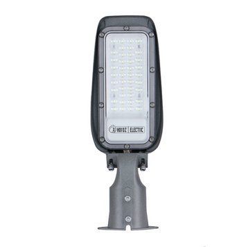 Вуличний консольний LED світильник 30W Horoz Electric на стовп 6400K сірий IP65 FLORIDA-30 074-014-0030-020 фото
