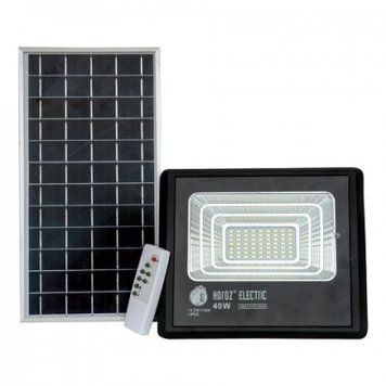 Прожектор світлодіодний 40W Horoz Electric TIGER-40 на сонячній батареї 6400K IP65 068-012-0040-010 фото