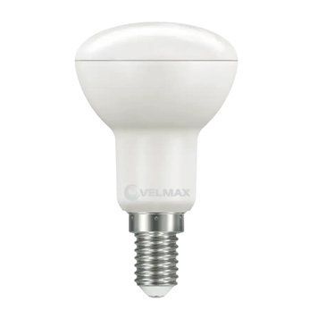 Світлодіодна лампа 4W VELMAX для цоколя E14 4100K нейтральне світло 400Lm біла IP20 V-R39 EMC 21-15-10 фото