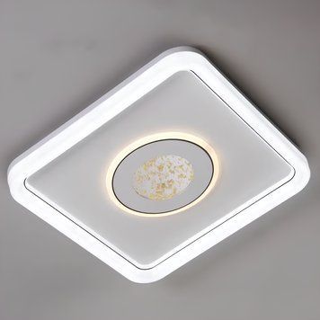 Стельовий LED світильник з пультом 134W накладний квадрат 3000-6500К білого кольору INTEREES IS K38583A WT IS K38583A WT фото
