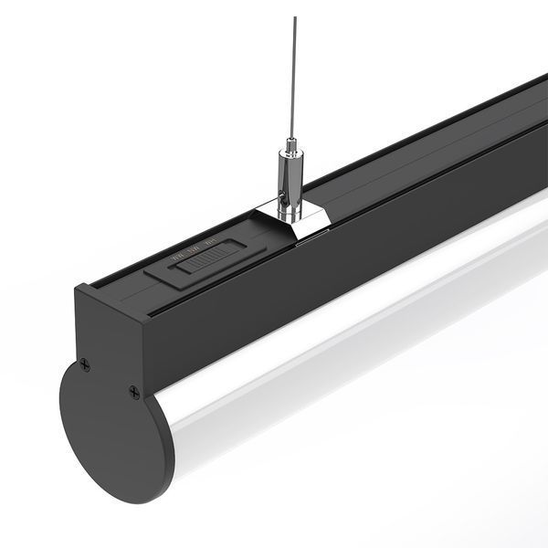 Линейный LED светильник 40W подвесной Horoz Electric металлический 120см 3000/4200/6400К черный IP20&nbsp;AVENUE 019-066-1040-020 фото
