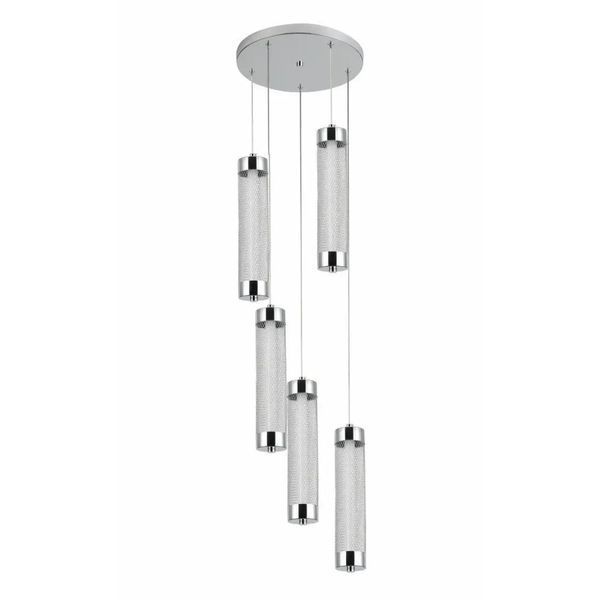 Підвісний LED світильник 40W Valeso на п'ять плафонів 6500К хром IP20 G 2664/5P 40W SP000045477 фото