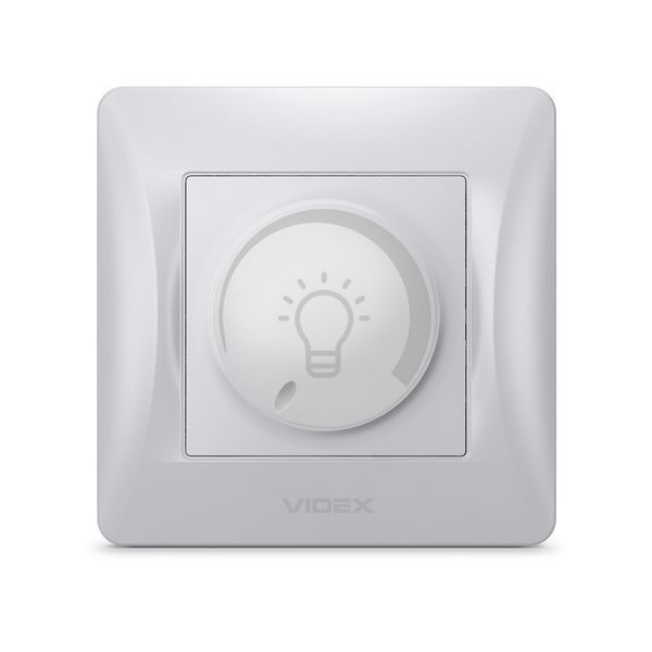 Встраиваемый диммер 200W VIDEX из поликарбоната цвет серебряный шелк IP20 BINERA VF-BNDML200-SS VF-BNDML200-SS фото