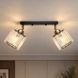 Светильник настенно-потолочный MSK Electric Brillante спот на два плафона Е27 черный NL 121251-2 BK 623421 фото 3
