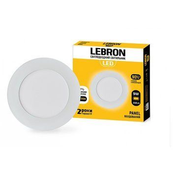 Врізний світлодіодний світильник 9W Lebron з металевим корпусом 4100K білий IP20 L-PR-941 12-10-09 фото