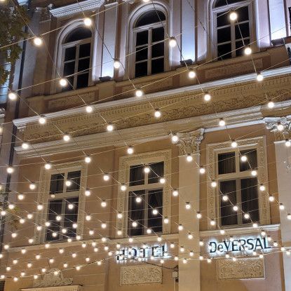 Гірлянда вулична 10 метрів CARNAVAL-1 Horoz Electric під 10 ламп Е27 чорна IP44 022-001-0001-010 фото