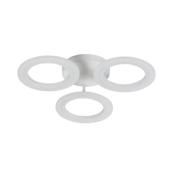Потолочная LED люстра 42W с пультом Valeso с металлическим каркасом 3000-6500K белая IP20 G 2716/3 WT 42W SP000045533 фото