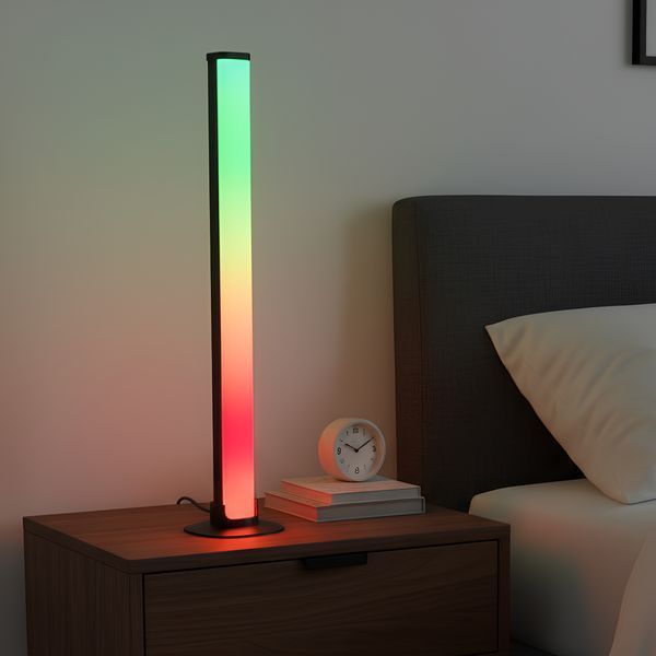 Настільний світлодіодний RGB світильник 5W з пультом і Bluetooth RGB5050 живлення від USB чорний VALESO BL00034 SP000050149 фото