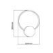 Настенное LED бра 7W Horoz Electric с металлическим каркасом 4000К черное IP20 FOREVER-W 029-013-0007-020 фото 2
