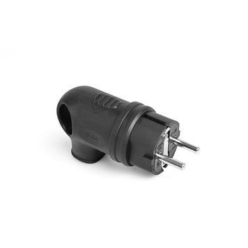 Сетевая вилка TITANUM STANDARD с влагозащитой 16A 250V с заземлением черная IP44 ТF-PL216IP-B ТF-PL216IP-B фото