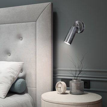 Світильник у стилі лофт MSK Electric Tube спот з поворотним механізмом NL 1105-1 SILVER 615234 фото