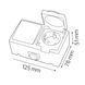 Розетка подвійна&nbsp;накладна із заземленням Horoz Electric ATOM з кришкою IP54 112-100-0002-010 фото 2