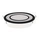 Светильник врезной 12W LED Horoz Electric CARTER-12 4200K круглый черный IP20 016-072-0012-020 фото 1