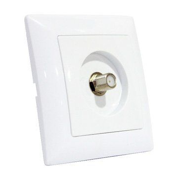 Супутникова розетка Horoz Electric TINA вбудована біла IP20 112-005-0021-010 фото