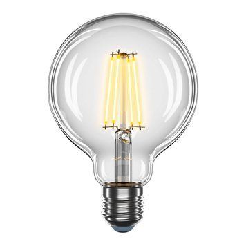 Філаментна LED лампа 8W VELMAX форма куля G95 E27 4100K 800Lm V-Filament-G95 21-46-22 фото