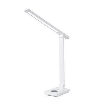 Настільна LED лампа 18W Valeso з бездротовою зарядкою 3000/4000/6000К біла IP20 VC009-18W WT SP000046417 фото