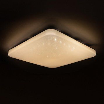Стельовий LED світильник 36W Vestum з ефектом зоряного неба 4000К 380*380*65мм білий IP44 QUATRO VS-80056 фото