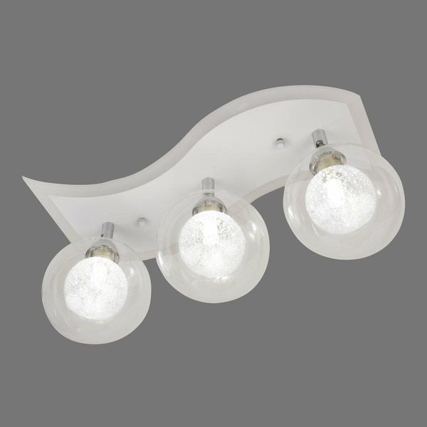 Потолочная LED люстра с пультом Sirius 31W на 3 плафона под лампу G9 3000-6500К белая IP20 B S2280/3 SP000039015 фото