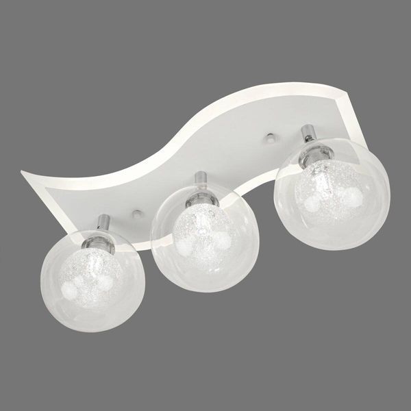 Потолочная LED люстра с пультом Sirius 31W на 3 плафона под лампу G9 3000-6500К белая IP20 B S2280/3 SP000039015 фото