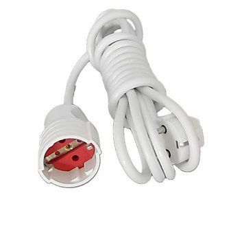 Подовжувач кабелю Horoz Electric 3 метри із заземленням білий IP20 300-003-801 фото
