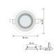 Світильник врізний 6W LED Horoz Electric CLARA-6 круглий 6400К білий IP20 016-016-0006-010 фото 2