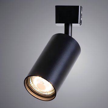 Трековый поворотный светильник под лампу GU10 алюминиевый черного цвета THE-Light TL 4033 Black TL 4033 Black фото