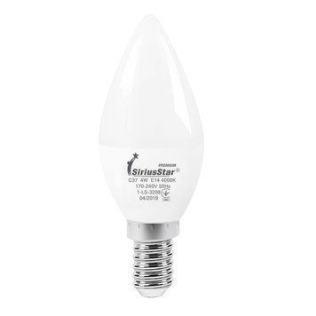 Світлодіодна лампа 4W SiriusStar 3208 С37 4000K E14 біла IP20 SP000021512 фото