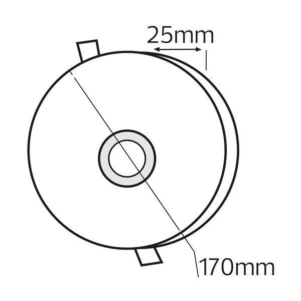 Світильник врізний 24W LED Horoz Electric VALENTINA-24 3000K/6500K білий IP20 016-063-0024-010 фото