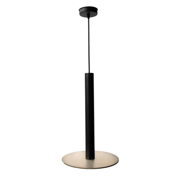 Светильник подвесной в стиле лофт MSK Electric Disk под лампу Е14 NL 26501 BK+BN черный+бронза 618239 фото