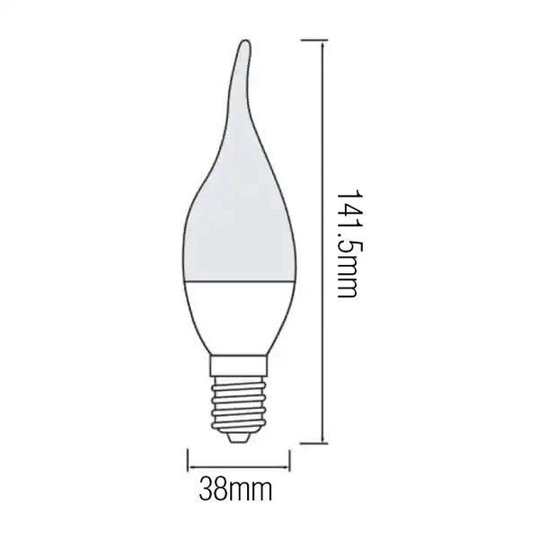 Лампа світлодіодна 10W С35Т Horoz Electric CRAFT-10 6400K E14 001-004-0010-010 фото