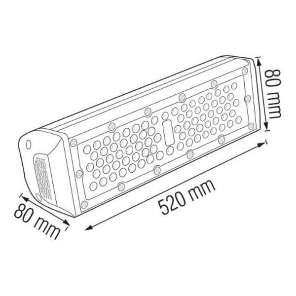 Светильник подвесной 100W промышленный Horoz Electric LED ZEUGMA-100 влагозащищенный 6400K IP65 063-005-0100-010 фото