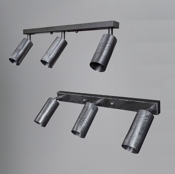 Світильник у стилі лофт MSK Electric Tube спот з поворотним механізмом NL 1105-3 SILVER 615237 фото
