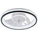 Стельовий LED світильник 82W з пультом Interees з вентилятором 3000K-6200K IP20 XI3802-480 WH+BK FAN XI3802-480 WH+BK FAN фото 3