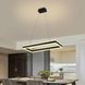 Подвесная LED люстра 56W с пультом Valeso с прямоугольным корпусом 3000/4000/6500К черная IP20 QQD3093 SP000050247 фото 1