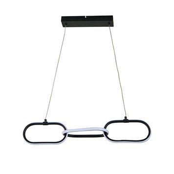 Підвісна LED люстра 20W Horoz Electric в стилі модерн 4000К чорна IP20 EMPIRE-20 019-071-0020-020 фото