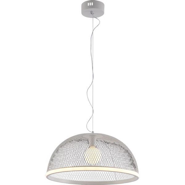 Люстра підвісна 40W з LED підсвічуванням Valeso 3000/4500/6000К під лампу Е27 біла IP20 V DK6375-500 WH V DK6375-500 WH фото