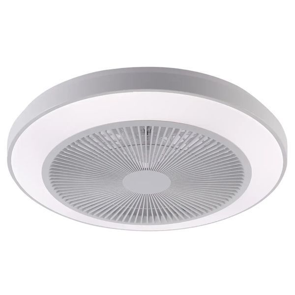 Стельовий LED світильник 32W з пультом Interees з вентилятором 3000K-6200K білий IP20 XI3808-480 WH FAN XI3808-480 WH FAN фото