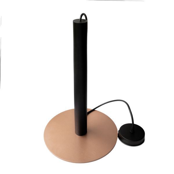 Светильник подвесной в стиле лофт MSK Electric Disk под лампу Е14 NL 26501 BK+CP черный+медь 618238 фото