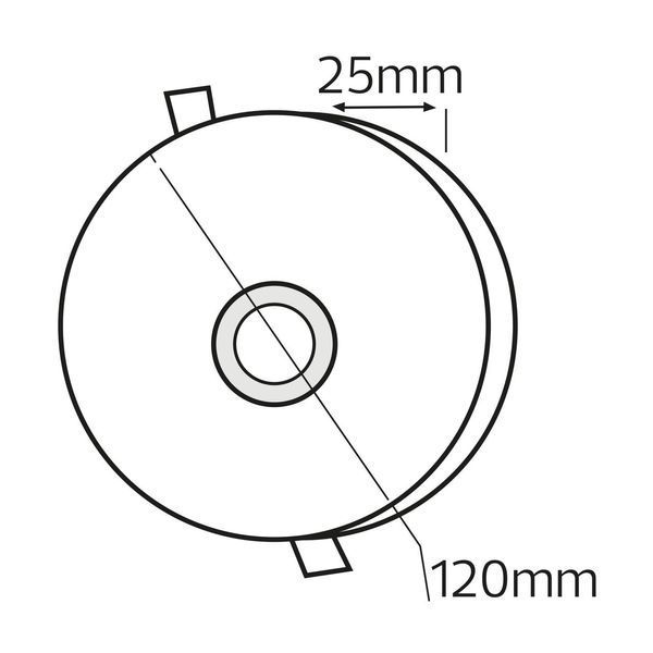Світильник врізний 12W LED Horoz Electric VALENTINA-12 3000K/6500K білий IP20 016-063-0012-010 фото