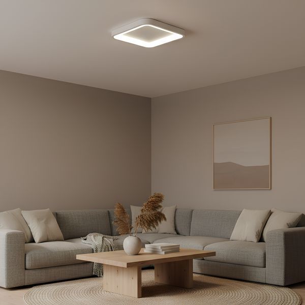 Стельовий LED світильник з пультом 44W квадратний 3000К-6500К білого кольору Svet SY-26269/300 WH SY-26269/300 WH фото